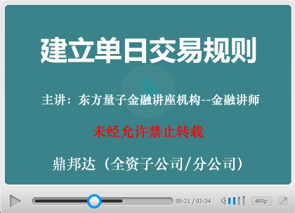 五、建立单日交易规则